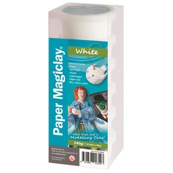 Paper Magiclay 240g - White 6 x 40g Air Dry Paper Clay