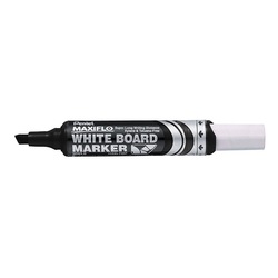 Pentel Maxiflo Whiteboard Markers Chisel Tip Black