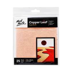 Mont Marte Copper Leaf 14x14cm 25 Sheet