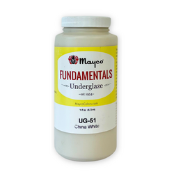 Mayco Fundamentals Underglaze China White 473mL