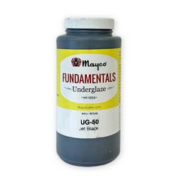 Mayco Fundamentals Underglaze Jet Black 473mL