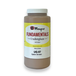 Mayco Fundamentals Underglaze Spice Brown 473mL