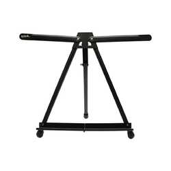 Mont Marte Black Aluminium Table Top Easel with Wings