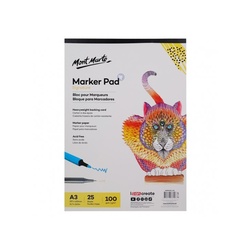 Mont Marte Signature Marker Pad A3 (11.7 x 16.5in) 25 Sheets 100gsm