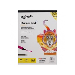 Mont Marte Signature Marker Pad A4 (8.3 x 11.7in) 25 Sheets 100gsm