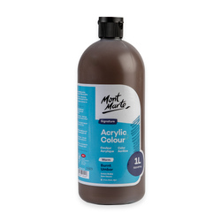 Mont Marte Acrylic Paint 1L Burnt Umber
