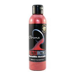 Chroma Molten Metals Acrylic 250ml    Rojo Gold 