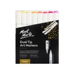 Mont Marte Premium Dual Tip Art Markers Set of 24