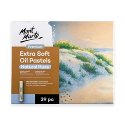 Mont Marte Extra Soft Oil Pastels Natural Hue 39pc