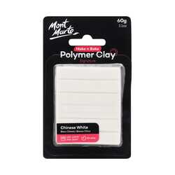 Mont Marte Make n Bake Polymer Clay 60g - Chinese White