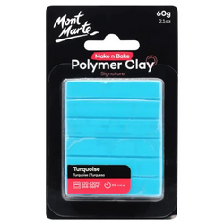 Mont Marte Make n Bake Polymer Clay 60g - Turquoise