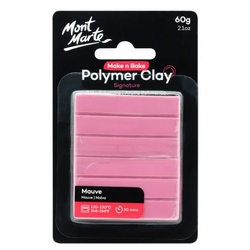 Mont Marte Make n Bake Polymer Clay 60g - Mauve