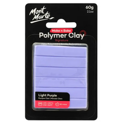 Mont Marte Make n Bake Polymer Clay 60g - Light Purple