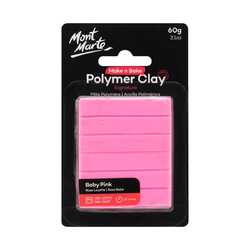 Mont Marte Make n Bake Polymer Clay 60g - Baby Pink