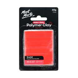 Mont Marte Make n Bake Polymer Clay 60g - Scarlet Red