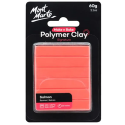 Mont Marte Make n Bake Polymer Clay 60g - Salmon