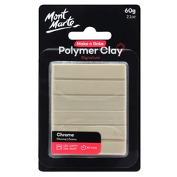 Mont Marte Make n Bake Polymer Clay 60g - Chrome