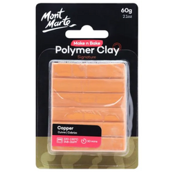 Mont Marte Make n Bake Polymer Clay 60g - Copper