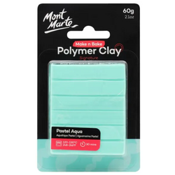 Mont Marte Make n Bake Polymer Clay 60g - Pastel Aqua