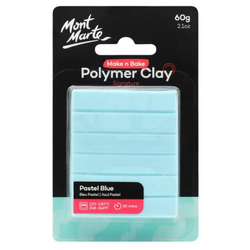 Mont Marte Make n Bake Polymer Clay 60g - Pastel Blue