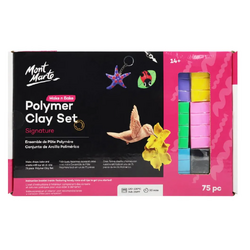 Mont Marte Make n Bake Polymer Clay 75 Set