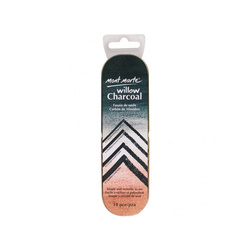 Mont Marte Signature Willow Charcoal in Tin Set of 10