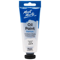 Mont Marte Oil Paint 75ml - Titanium White