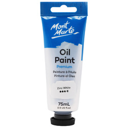 Mont Marte Oil Paint 75ml - Zinc White