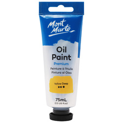Mont Marte Oil Paint 75ml - Yellow Deep