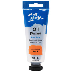 Mont Marte Oil Paint 75ml - Orange Yellow