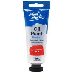 Mont Marte Oil Paint 75ml - Permanent Red