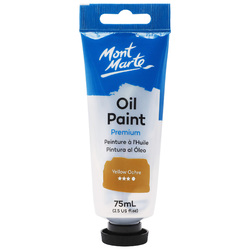 Mont Marte Oil Paint 75ml - Yellow Orche