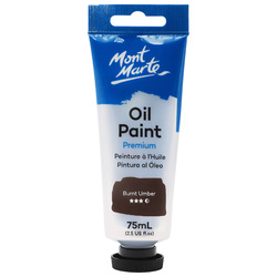 Mont Marte Oil Paint 75ml - Burnt Umber