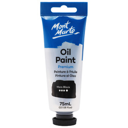 Mont Marte Oil Paint 75ml - Mars Black