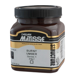 Matisse Structure 250ml Burnt Umber S1