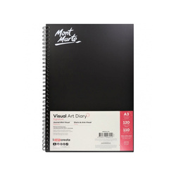 Mont Marte Signature Visual Art Diary 110gsm A3 120 Page