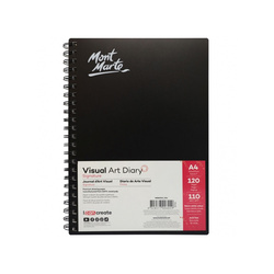 Mont Marte Signature Visual Art Diary 110gsm A4 120 Page