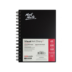Mont Marte Signature Visual Art Diary 110gsm A5 120 Page