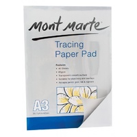 Mont Marte Tracing Paper Pad 60gsm A3 40 Sheet