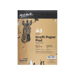 Mont Marte Kraft Paper Pad A3 50 Sheets