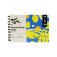Mont Marte Spiral Watercolour Pad 190gsm A5 30 Sheet