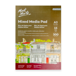 Mont Marte Mixed Media Pad A3 300gsm 15sht