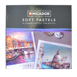 Micador for Artist Soft Pastels Square 24 Pack