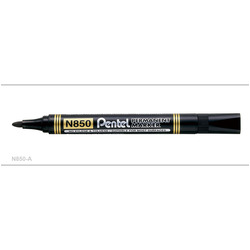 Pentel Permanent Marker N850 Bullet Point Box of 12 Black