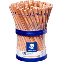 Staedtler Natural Pencils HB Cup of 100