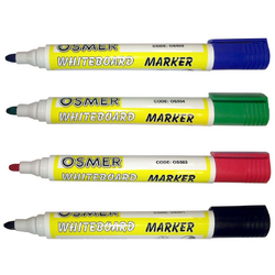 Osmer Whiteboard Marker Bullet Tip Set of 4