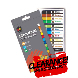 Educational Colours Standard Oil Pastels 12 Pack