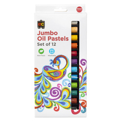 Educational Colours Jumbo Oil Pastels 12 Pack