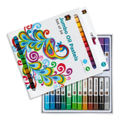 Educational Colours Jumbo Oil Pastels 24 Pack