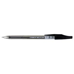 Osmer Medium Ballpoint Pens Pack of 12 Black